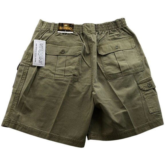 NWT Red Head Mens Cargo Shorts Size 36 Relaxed Fit Khaki Outdoors Utility Casual - Picture 2 of 12